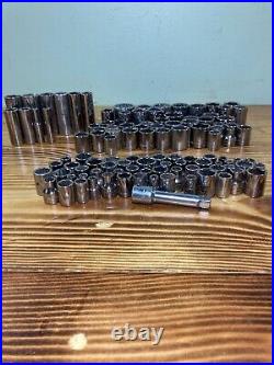 100+Vintage Craftsman G SERIES 1/4 3/8 1/2Drive Metric Standard Socket Set Tools