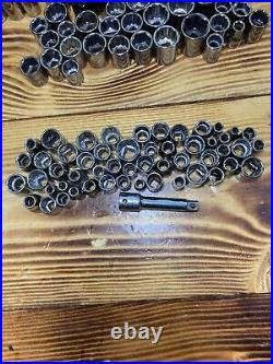 100+Vintage Craftsman G SERIES 1/4 3/8 1/2Drive Metric Standard Socket Set Tools