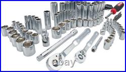 105 Piece Mechanics Tool Set SAE Metric Sockets