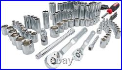 105 Piece Mechanics Tool Set SAE Metric Sockets