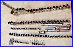 109 pcs. Craftsman Sockets/Ext Mixed 3/4-1/2-3/8-1/4 dr Metric SAE USA