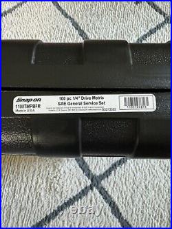 1100TMPBFR Snap On 100pc 1/4 Drive Metric Sae General Service Set FREE SHIPPING
