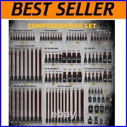 112-Piece Torx & Allen Bit Socket Set, SAE & Metric