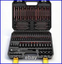 112-Piece Torx & Allen Bit Socket Set, SAE & Metric