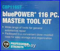 116 Pc. Master Tool Kit, CBP116ST, Professional Strength, Wide Range of Tools
