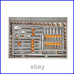 120XP 1/4 In, 3/8 In, 1/2 In. Drive Standard and Deep Sae/Metric Mechanics Too