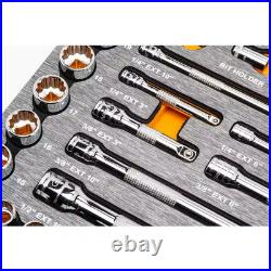 120XP 1/4 In, 3/8 In, 1/2 In. Drive Standard and Deep Sae/Metric Mechanics Too 120XP 1/4 In, 3/8 In, 1/2 In. Drive Standard and Deep Sae/Metric Mechanics Too