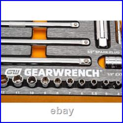 120XP 1/4 in, 3/8 in, 1/2 in. Drive Standard and Deep SAE/Metric Mechanics Set