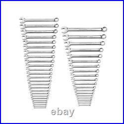 12-Point Sae/Metric Long Pattern Combination Wrench Set (44-Piece)