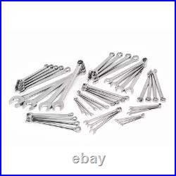 12-Point Sae/Metric Long Pattern Combination Wrench Set (44-Piece)