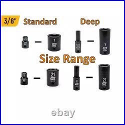 149-Piece Impact Socket Set, Standard & Deep, Sae/Metric, 6-Point