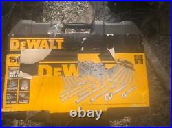 156-Piece DEWALT Socket & Mechanics Tools Set, Ratchet Joint Wrenches Hex more