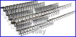 176-Piece Socket Set with 1/4, 3/8, 1/2 Drive SAE/Metric Tools