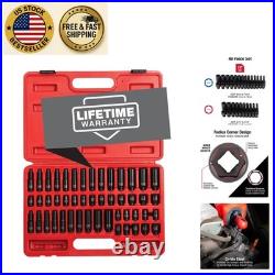 1848 48-Piece Master Impact Socket Set SAE/Metric, Cr-Mo Steel Excellence