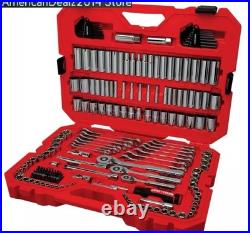 189 PIECE Craftsman SAE/Metric Steel Chrome Mechanics Tool Set with Case Mint 189 PIECE Craftsman SAE/Metric Steel Chrome Mechanics Tool Set with Case Mint