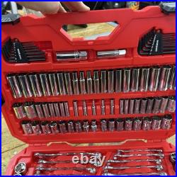 189 PIECE Craftsman SAE/Metric Steel Chrome Mechanics Tool Set with Case Mint 189 PIECE Craftsman SAE/Metric Steel Chrome Mechanics Tool Set with Case Mint