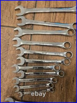 18 SK Tools Wrenches Metric and Standard 5/8 1 8MM 19MM 18 SK Tools Wrenches Metric and Standard 5/8 1 8MM 19MM