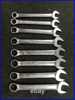 1960's Snap-On 15-PC Standard Short SAE/Metric Combo Wrench Set OEX WithFM711