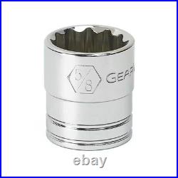 1/4 In. And 3/8 In. Drive 12-Point Standard & Deep Sae/Metric Ratchet and Socket