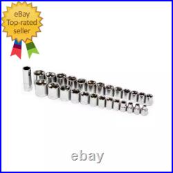 1/4 In. And 3/8 In. Drive 6-Point Standard Sae/Metric Mechanics Tool Set with Ca