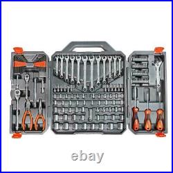 1/4 in. 3/8 in Drive General Purpose Professional Tool Set Garage Shop 150 Piece