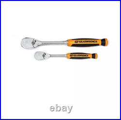 1/4 in. And 3/8 in. Drive 6-Point Standard and Deep SAE/Metric 90-Tooth Ratchet