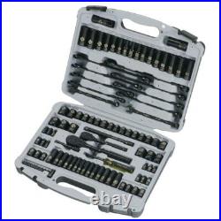 1/4 in. And 3/8 in. Drive Black Chrome Laser Etched SAE and Metric Mechanics