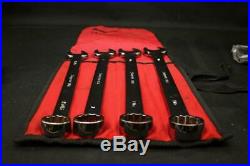 2019 Snap-on 4 PC SAE Flank Drive Plus Standard Combo Wrench Set SOEX704
