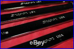 2019 Snap-on 4 PC SAE Flank Drive Plus Standard Combo Wrench Set SOEX704