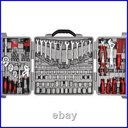 205-Piece Mechanics Tool Tool Set 1/2 1/4 3/8 Metric Imperial Socket Wrenches