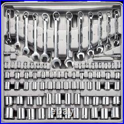 205-Piece Mechanics Tool Tool Set 1/2 1/4 3/8 Metric Imperial Socket Wrenches