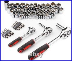 205-Piece Mechanics Tool Tool Set 1/2 1/4 3/8 Metric Imperial Socket Wrenches