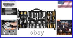 207-Piece Mechanic Tool Kit for Automotive Repairs SAE & Metric