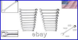 20-Piece Ratcheting Wrench Set SAE & Metric