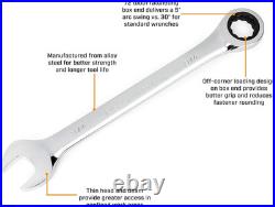 20-Piece Ratcheting Wrench Set SAE & Metric for Maximum Flexibility