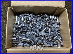 (214 total) 1/4 Drive Sockets (Short & Deep) Misc Brands (No Craftsman)