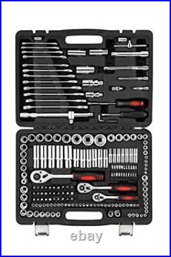 216Piece Socket Wrench Standard Sae And Metric 1/4 3/8 And 1/2 Drive Socket S