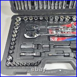 226pc Stanley Mechanics Tool Set SAE/Metric Sockets Ratchet Hard Case STMT81527