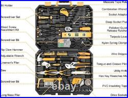 228-Piece Socket Wrench Tool Set with Plastic Case