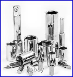 228-Piece Socket Wrench Tool Set with Plastic Case