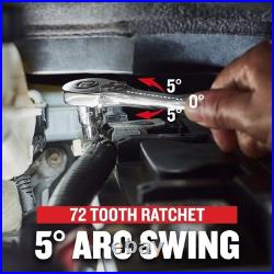 230PCS Mechanics Tool Set Socket Wrench Kit SAE Metric with Toolbox