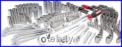 230PCS Mechanics Tool Set Socket Wrench Kit SAE Metric with Toolbox