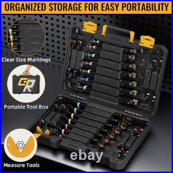 23 PCS Flex Head Ratcheting Wrench Set Metric and Standard & SAE with Color Ring
