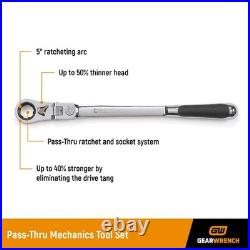 23-Piece 3/8 Drive Pass-ThruT Mechanics Tool Set SAE/Metric Standard Tools