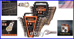 24-Piece Metric and SAE Ratchet Combination Wr