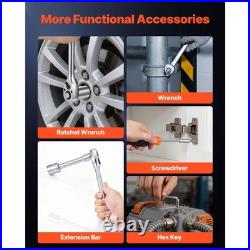 297-Piece Mechanics Tool Set with SAE & Metric 1/4in 3/8in 1/2 in Drive Sockets