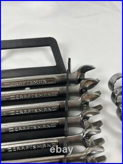 2 Craftsman Wrench Set Metric + SAE with Holders 1/4-7/8 And 6mm-19mm USA made