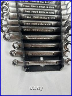2 Craftsman Wrench Set Metric + SAE with Holders 1/4-7/8 And 6mm-19mm USA made