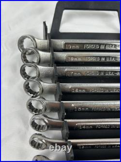 2 Craftsman Wrench Set Metric + SAE with Holders 1/4-7/8 And 6mm-19mm USA made