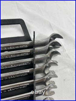 2 Craftsman Wrench Set Metric + SAE with Holders 1/4-7/8 And 6mm-19mm USA made